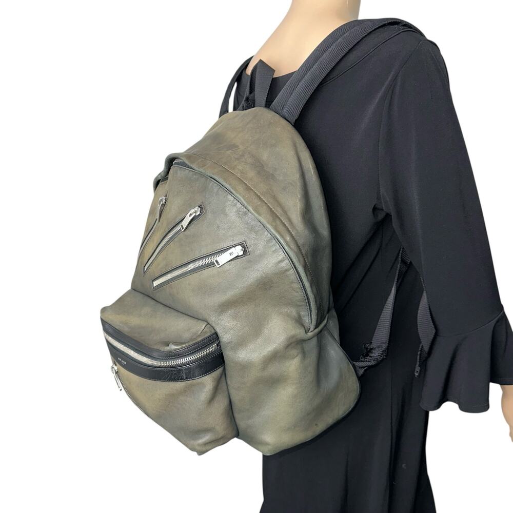 Saint Laurent Leather City Backpack - Picture 9 of 9